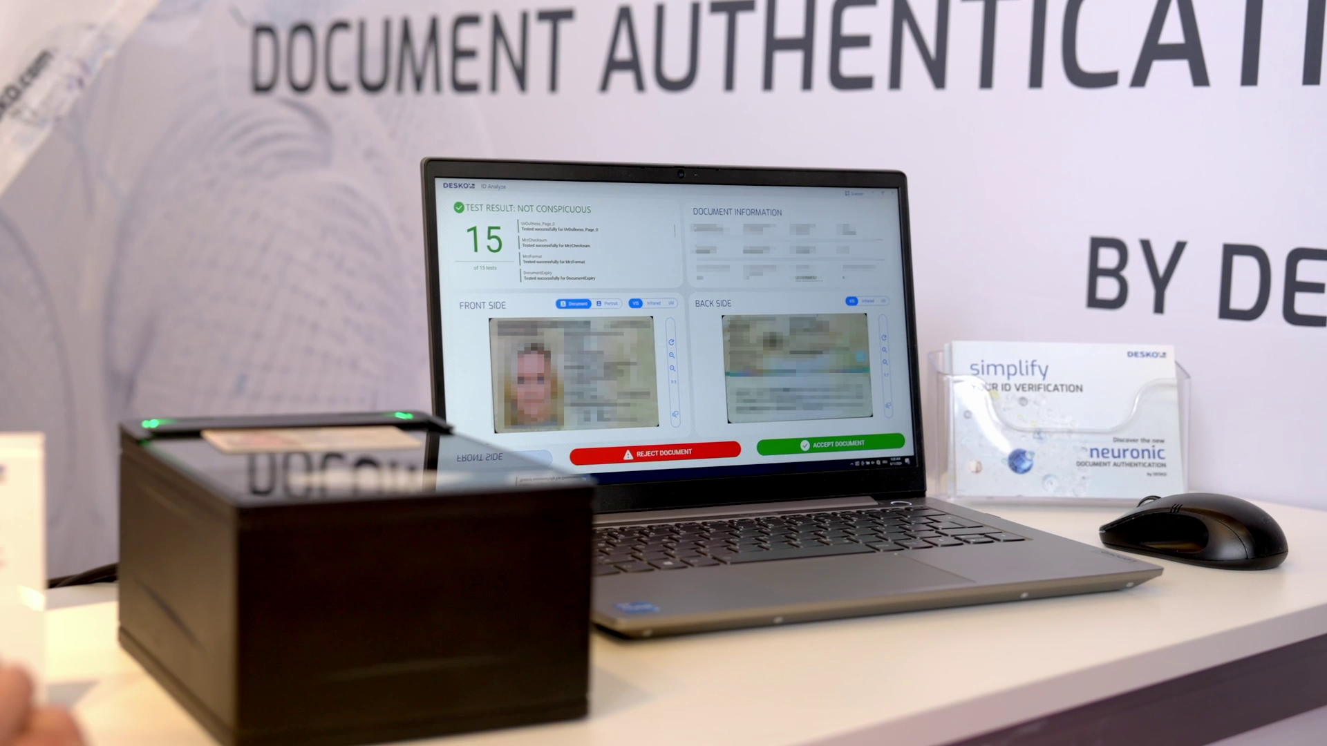 What does NEURONIC DOCUMENT AUTHENTICATION mean?